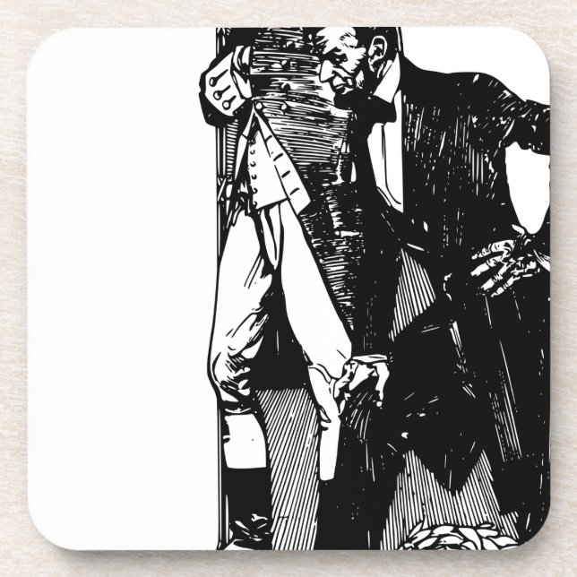 Porta-copo washington lincoln (Frente)