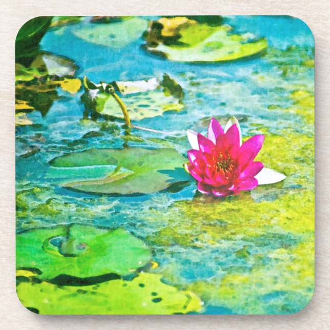 Porta-copo Water Lily Lilypad (Frente)