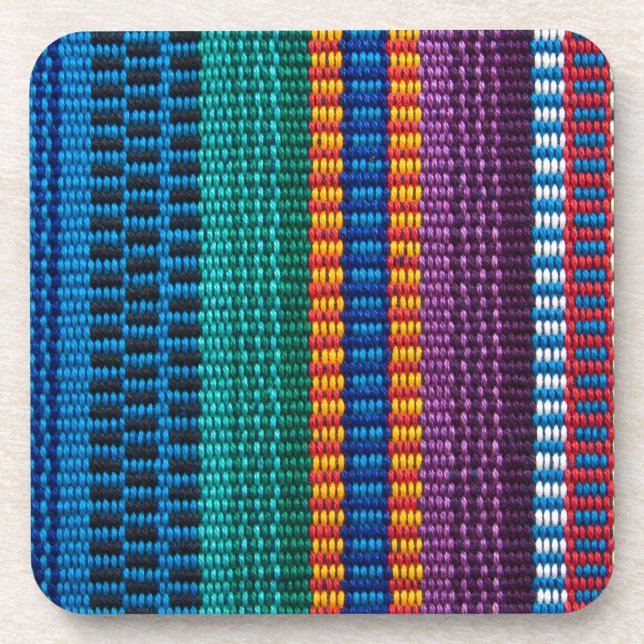 Porta-copo Weave tradicional do tecido de Guatemala (Frente)