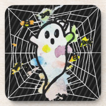 Web Ghost Spider de Aquarela Halloween