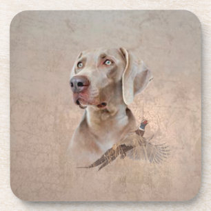Porta-copo Weimaraner Poster Canvas Imprimir Tapeçaria Acrí