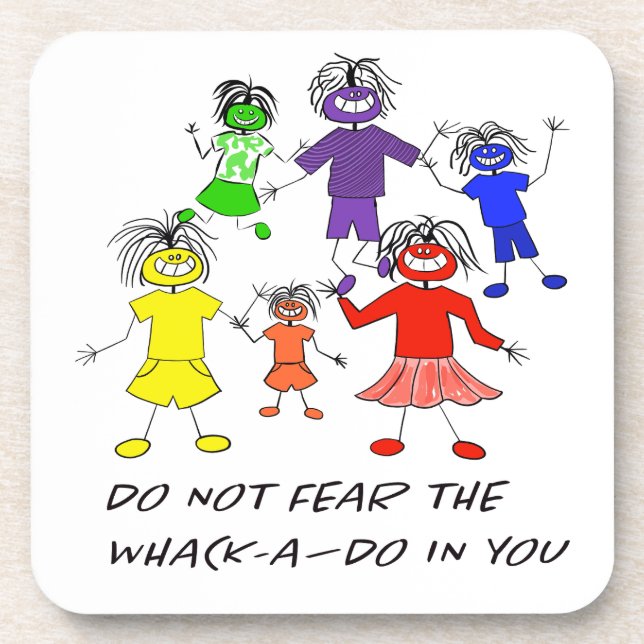 Porta-copo Whack-A-Do (Frente)