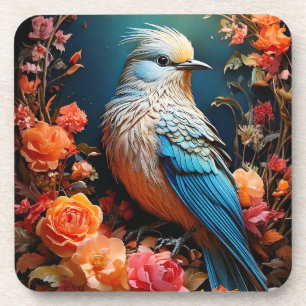 Porta-copo Whimsic Nature Blue Bird