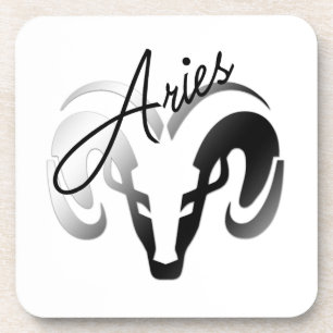Porta-copo White Aries, o Ram Zodiac