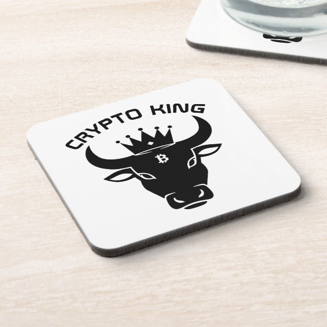 Porta-copo White personalizado do Crypto King (Left Side)