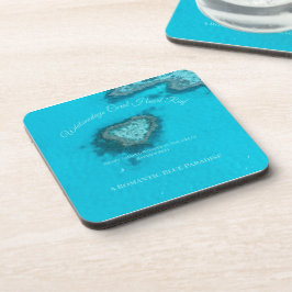 Porta-copo Whitsundays Coral Heart Reef – Romântico 