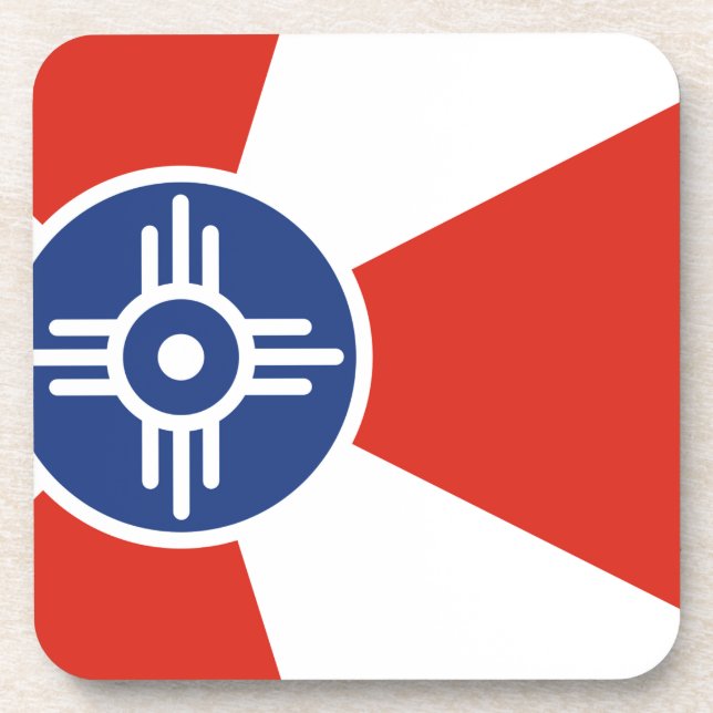 Porta-copo Wichita Kansas ICT Flag (Frente)