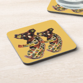 Porta-copo Wild Animal Aboriginal Art Koala Bears