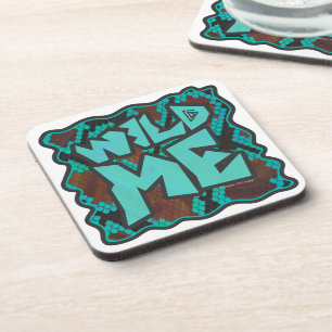Porta-copo Wild Me Cobra Brown e Teal Impressão