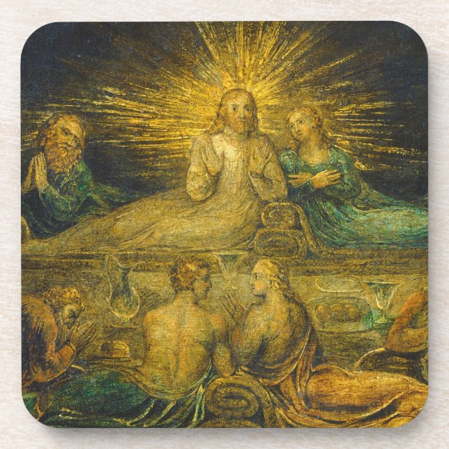 Porta-copo William Blake | a última ceia, 1799 (tempera sobre (Frente)