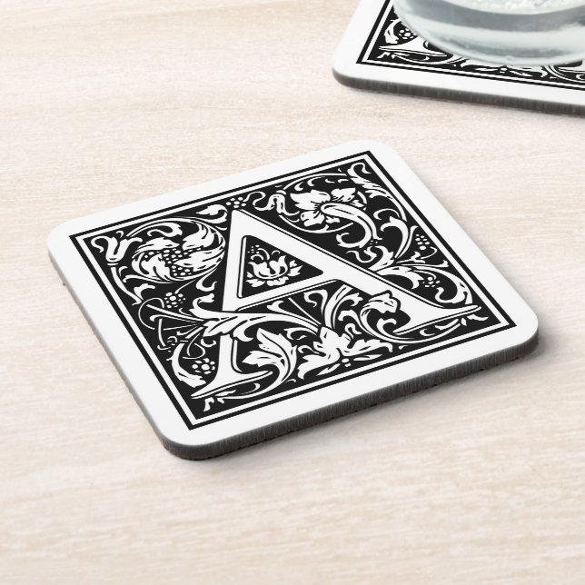 Porta-copo William Morris Alphabet "A" (Left Side)