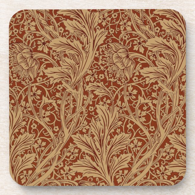 Porta-copo William Morris Arcadia Floral Garden Flower (Frente)