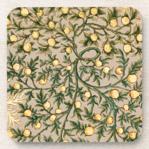 Porta-copo William Morris Floral Fruta Jardim Flor Clássico