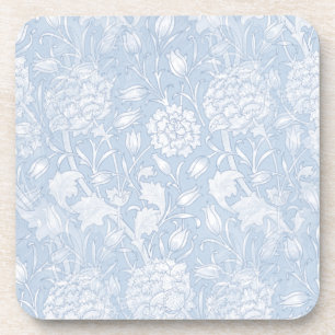 Porta-copo William Morris Floral Patterno em Azul