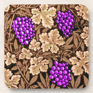 Porta-copo William Morris Grapevine, Brown and Purple