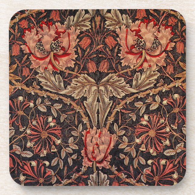 Porta-copo William Morris Honeysuckle Pattern (Frente)