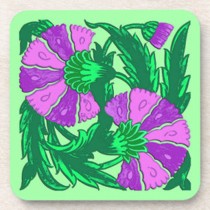Porta-copo William Morris Jacobean, Orchid Purple e Green