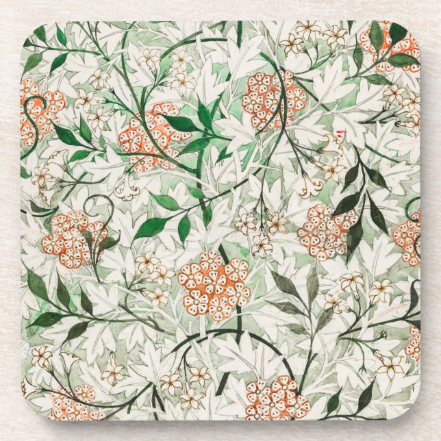 Porta-copo William Morris Jasmine Garden Flower Classic (Frente)