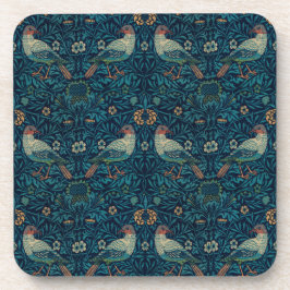 Porta-copo William Morris Vintage Floral Birds