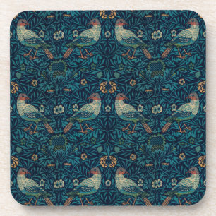 Porta-copo William Morris Vintage Floral Birds