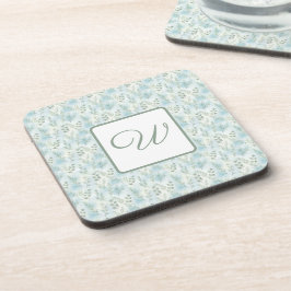 Porta-copo Winter Botanical Monogram Coaster