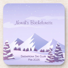 Porta-copo Winter Mountain Bachelorette Weekend Custom