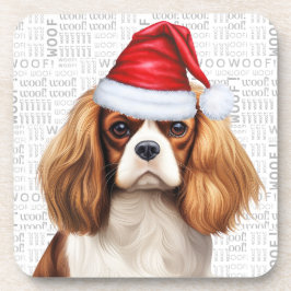 Porta-copo Winter Themed Cavalier King Charles Spaniel Dog