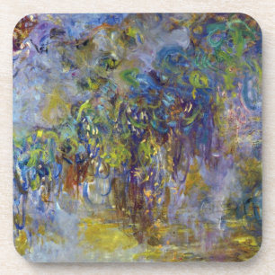 Porta-copo Wisteria (metade direita) por Claude Monet