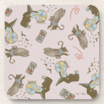 Porta-copo Wizard of Oz™ Wicked Witch™ Crystal Ball Pattern<br><div class="desc">Add a touch of wickedly whimsical charm to your collection with this enchanting, vintage-inspired pattern featuring iconic characters from The Wizard of Oz. Showcasing the mysterious Wicked Witch alongside her winged monkeys, magical crystal ball, swirling skies, and hourglasses, this design captures the darker, spellbinding side of the beloved classic. The...</div>