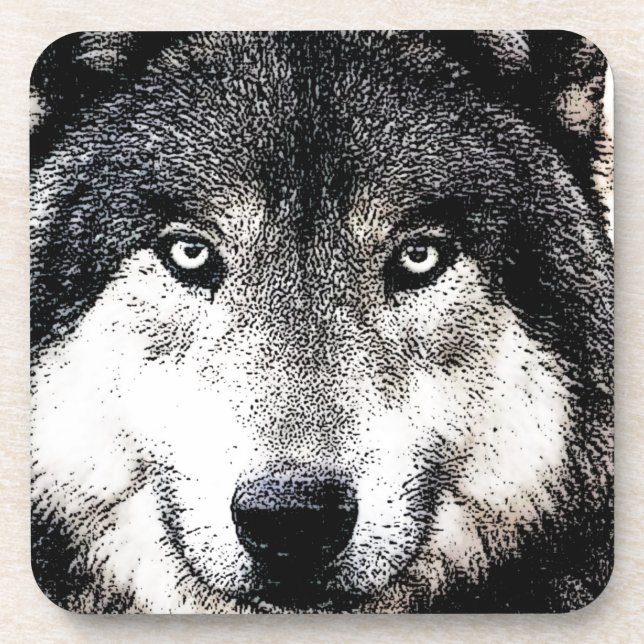 Porta-copo Wolf Eyes (Frente)