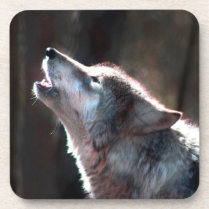 Porta-copo Wolf Howling Lone Wolf