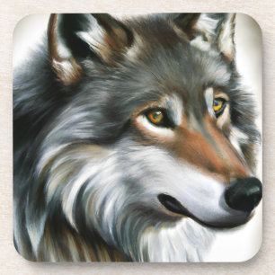 Porta-copo Wolf Painting