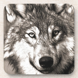 Porta-copo Wolf Photographics Art Spirit Guide Animal Love
