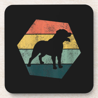 Porta-copo Womens Vintage Hexagon Rottweiler Gift Rottweiler