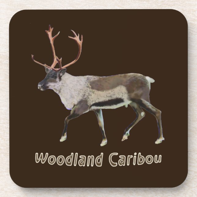 Porta-copo Woodland Cariou (Frente)