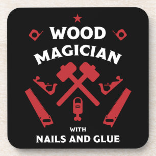 Porta-copo Woodworker Artisan