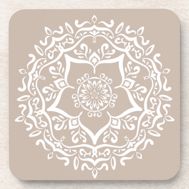 Porta-copo Wool Mandala (Frente)