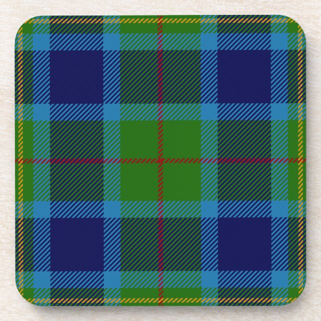 Porta-copo Xadrez Escocesa Clan Miller Tartan (Frente)