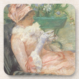 Porta-copo Xícara de Chá de Mary Cassatt, Impressionismo Vint