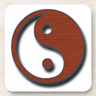 Porta-copo Yin Yang por Shirley Taylor