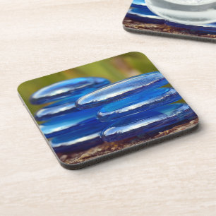 Porta-copo Yin Yang Zen Balanço Blue Stones Beber Coaster