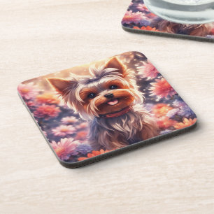 Porta-copo Yorkie- portas copos com rolha para trás - conjunt