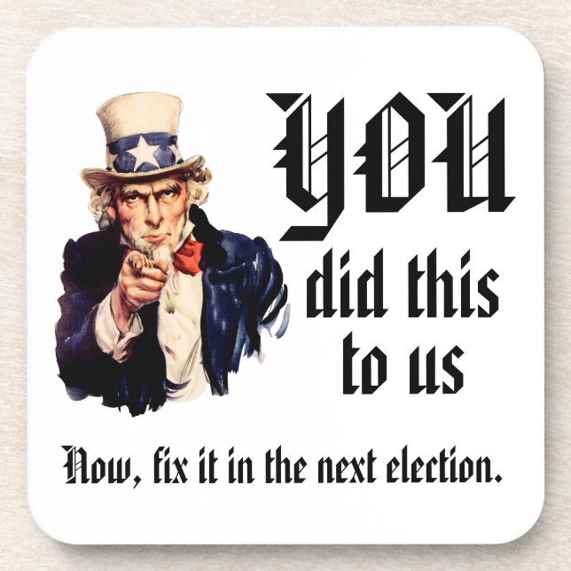 Porta-copo YOU Did This to Us (Frente)