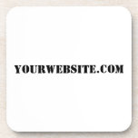 Porta-copo YourWebSite.com<br><div class="desc">"YourWebSite.com" Substitua o endereço .com pelo seu endereço Web. Adicionar qualquer outro slogan ou texto.</div>