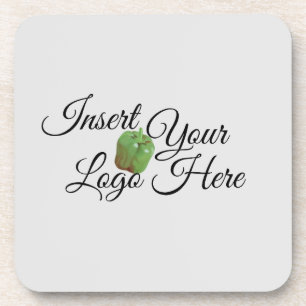 Porta-copo Zazzle Seu Logotipo Aqui Apoio para Bebidas