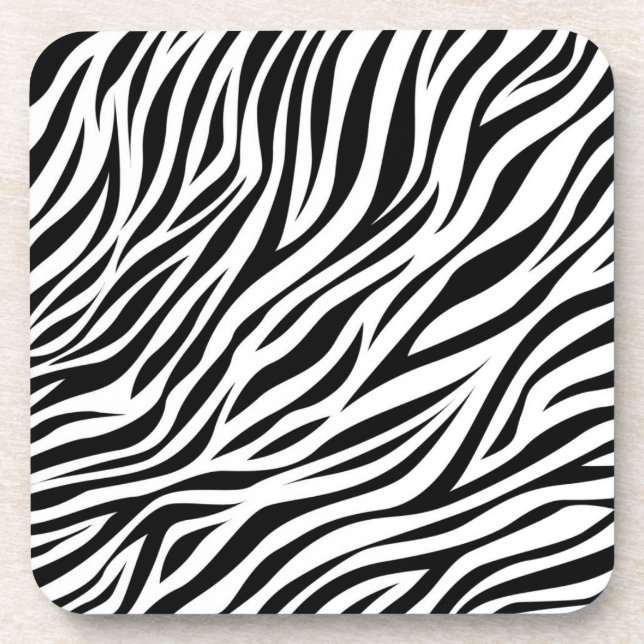 Porta-copo Zebra Animal Skin Impressão Pattern-15391 (Frente)