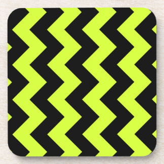 Porta-copo Ziguezague eu - Amarelo preto e fluorescente