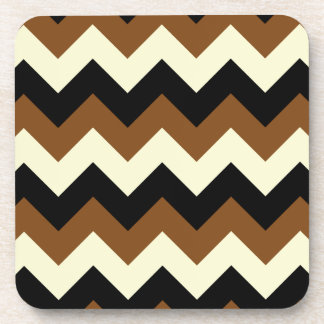 Porta-copo Ziguezague eu - Preto, amarelo e Brown