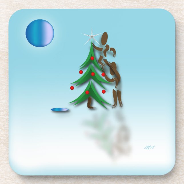 Porta-copo Zinglees ~ Dezembro (Frente)