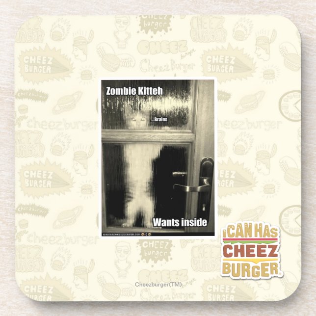 Porta-copo Zombi Kitteh (Frente)